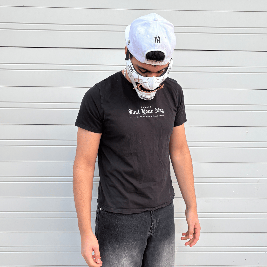 Space Armory Cyberpunk Oni Mask - Matte White Masks