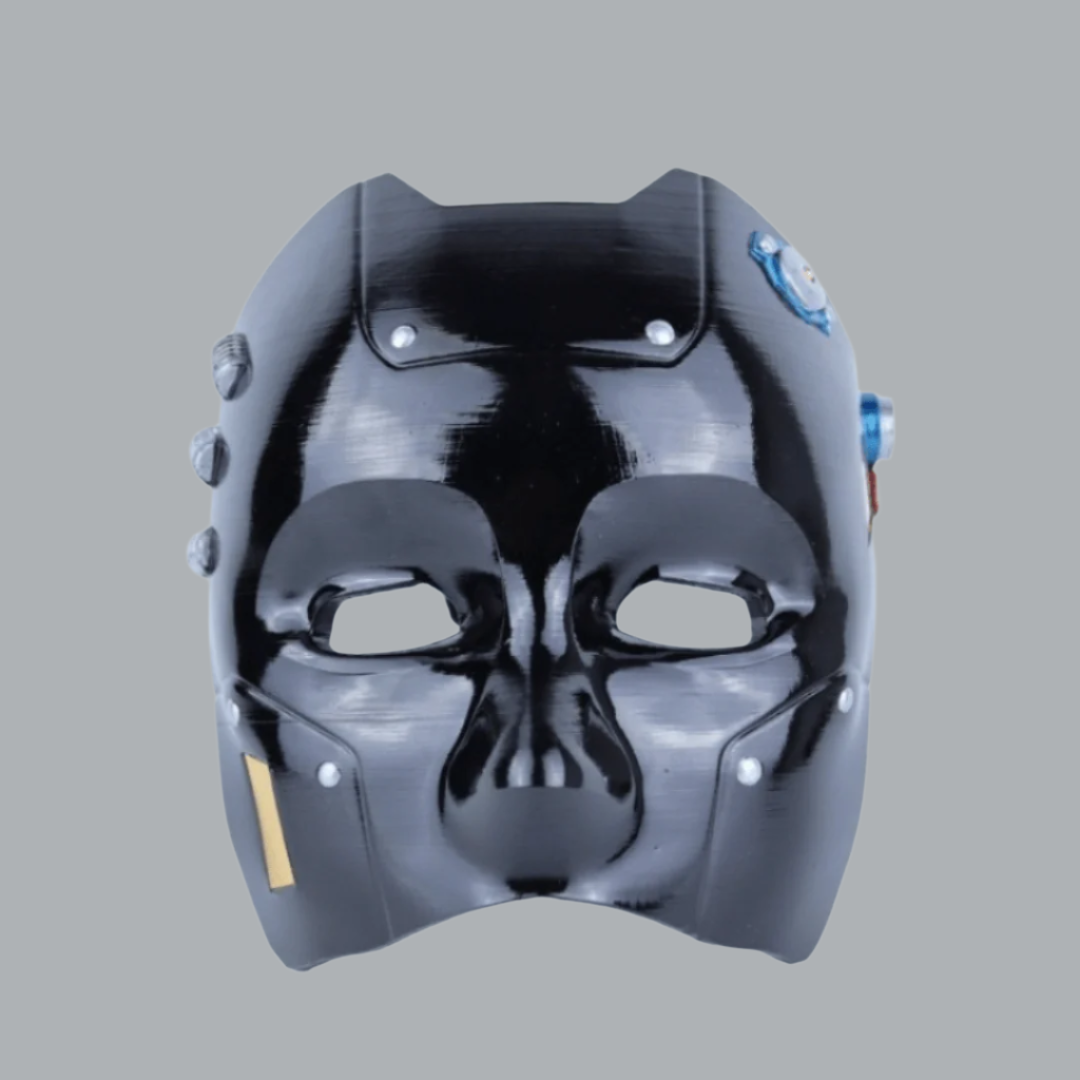 Space Armory Cyborg Android Robot Mask Black