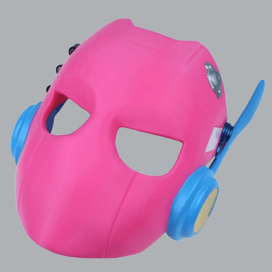 Space Armory Cyborg Android Robot Mask - Pink Masks
