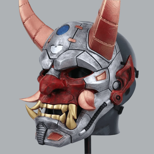 Space Armory Cyborg Full Face Oni Mask