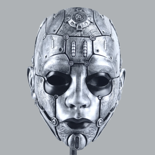 Space Armory Cyborg Humanoid Robot Mask