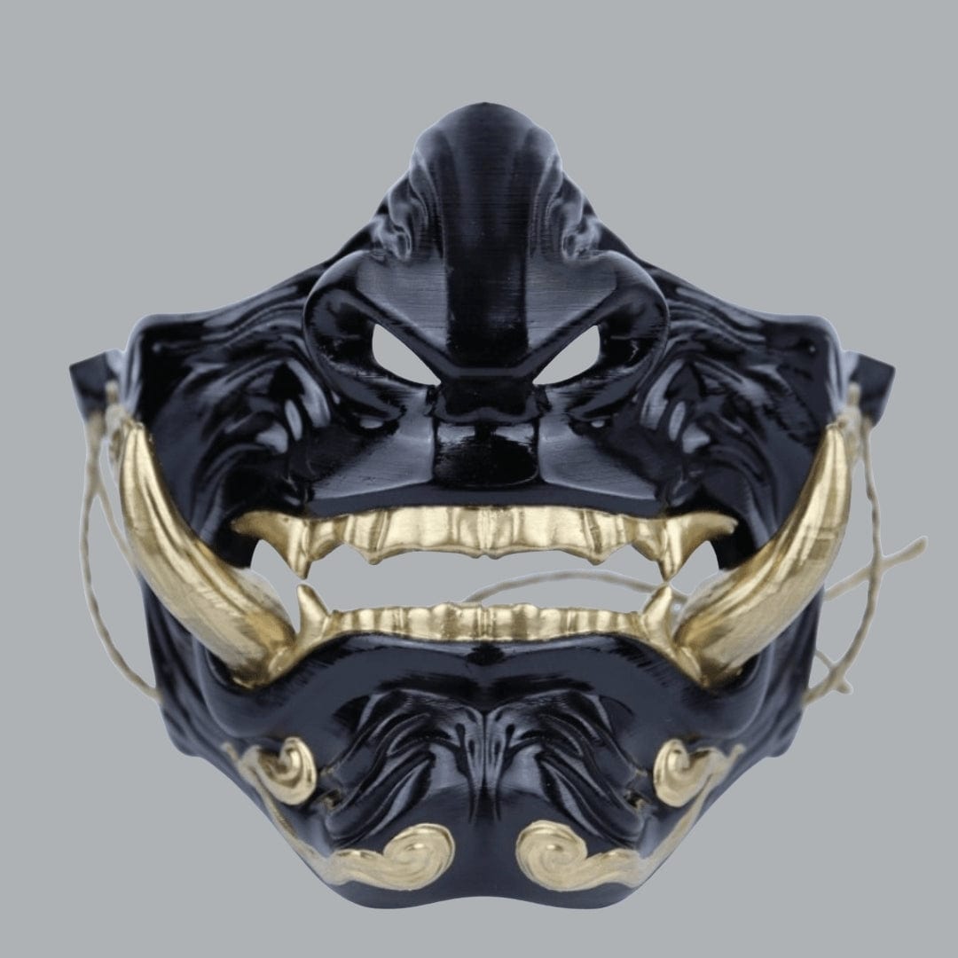 Space Armory Demon Oni Mask - Black Masks