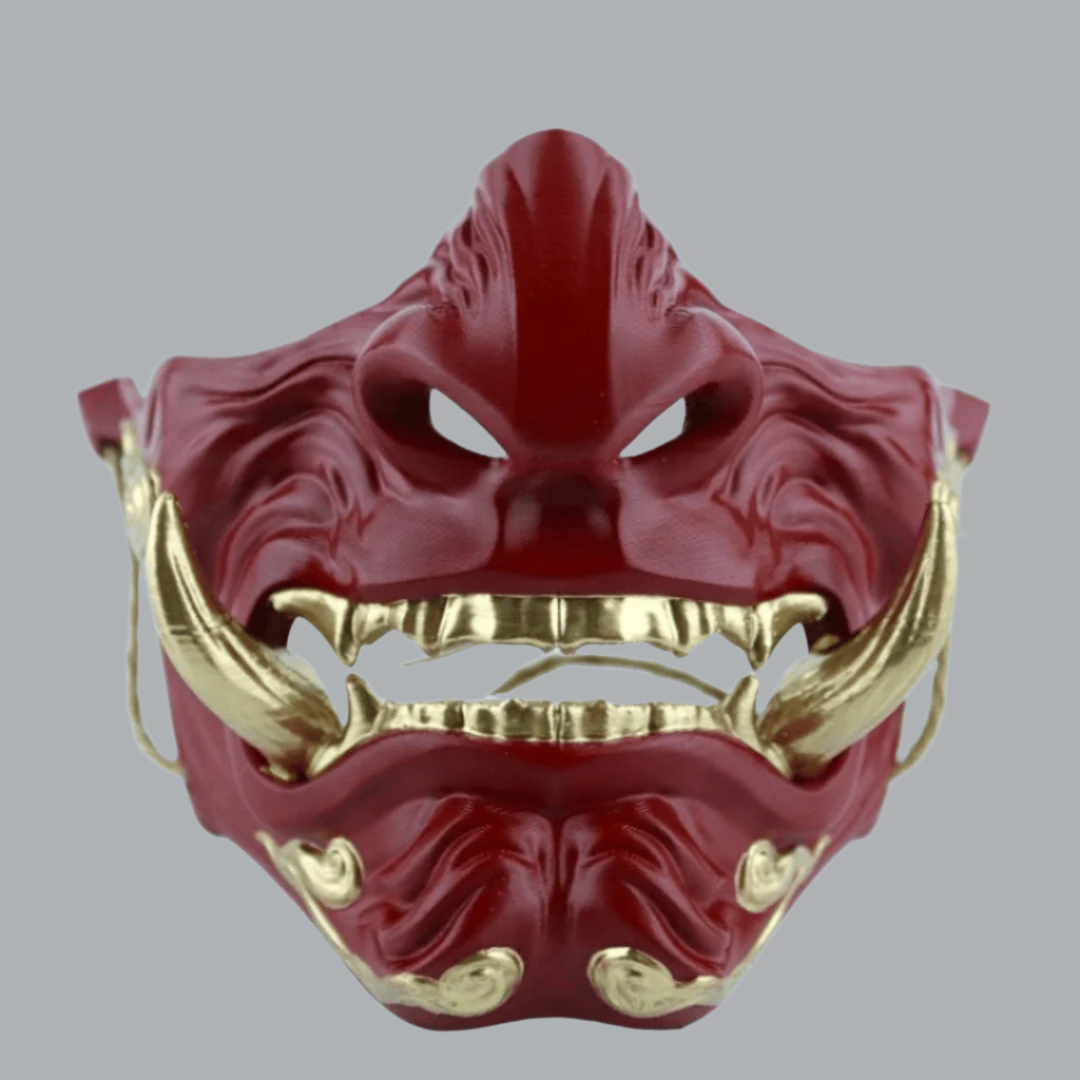Space Armory Demon Oni Mask Red