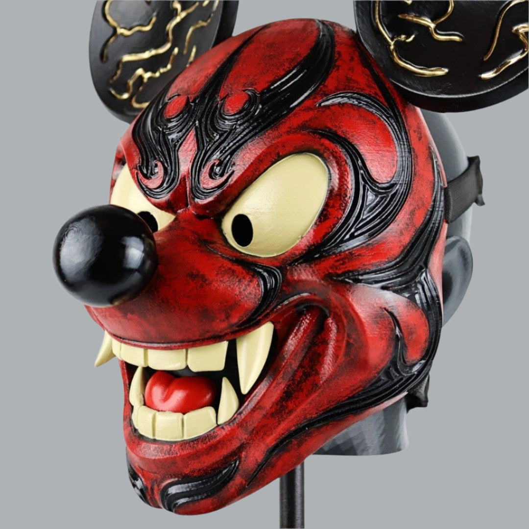 Space Armory Demon Scary Face Mouse Mask Masks