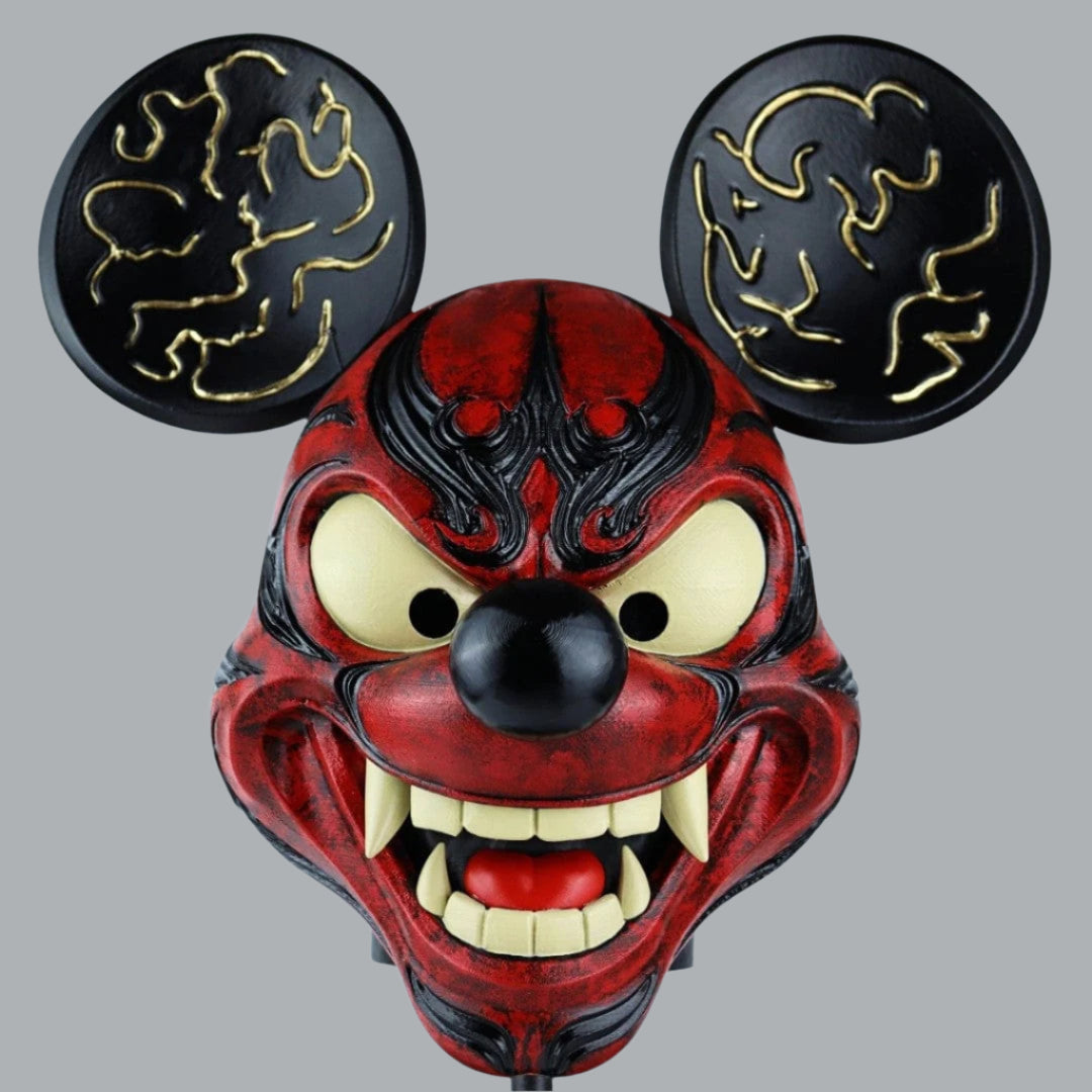 Space Armory Demon Scary Face Mouse Mask Masks