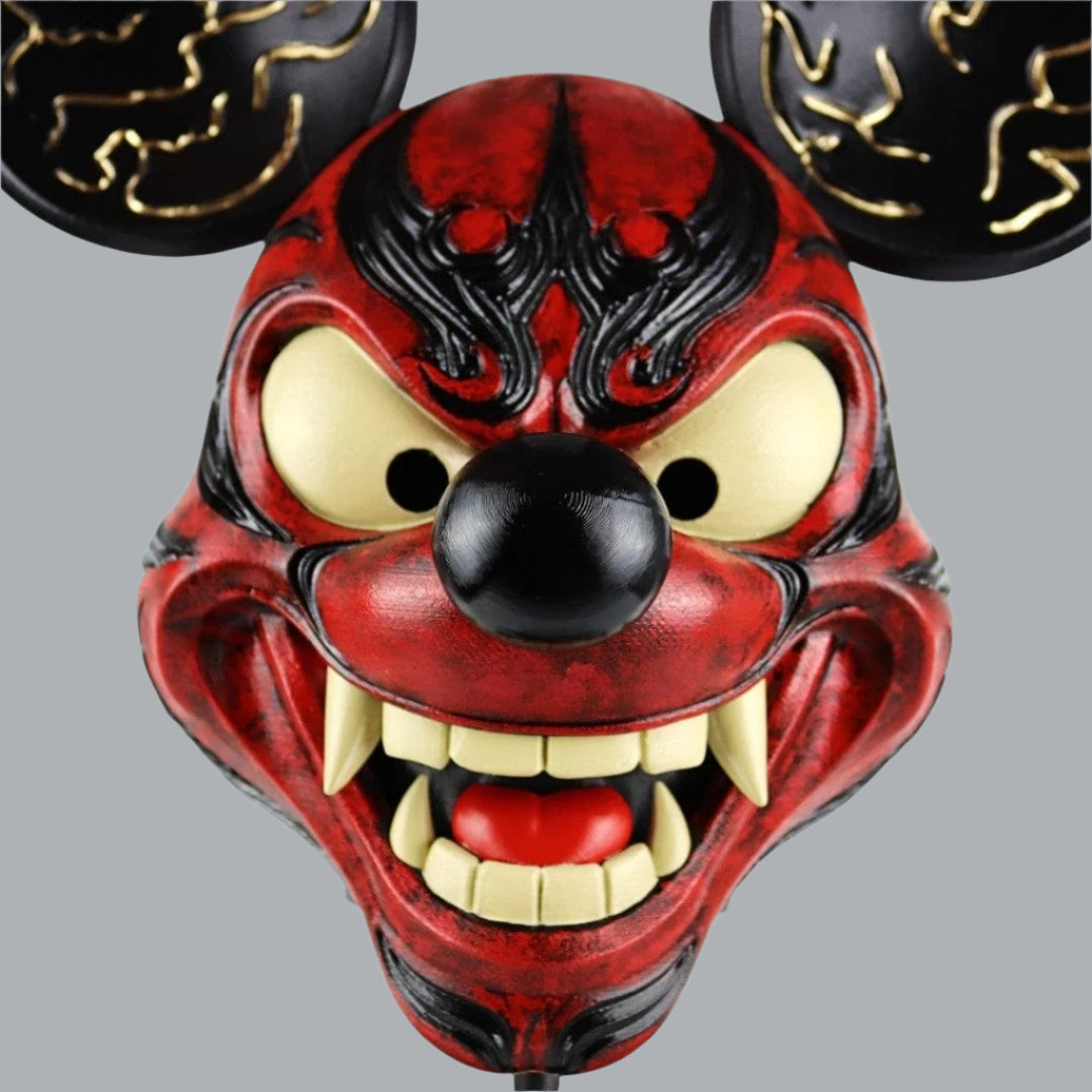 Space Armory Demon Scary Face Mouse Mask Masks