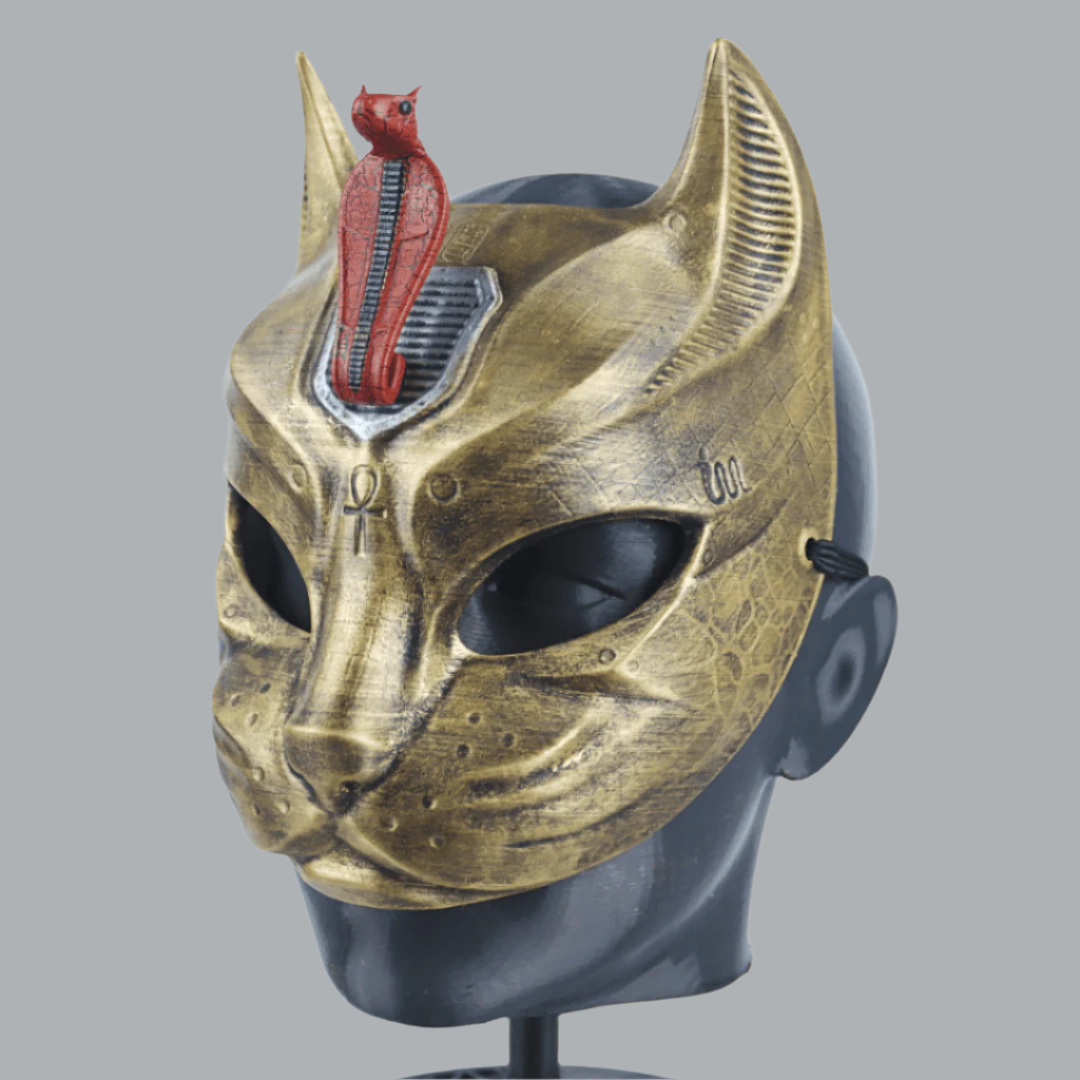 Space Armory Egyptian Cat Mask With Uraeus