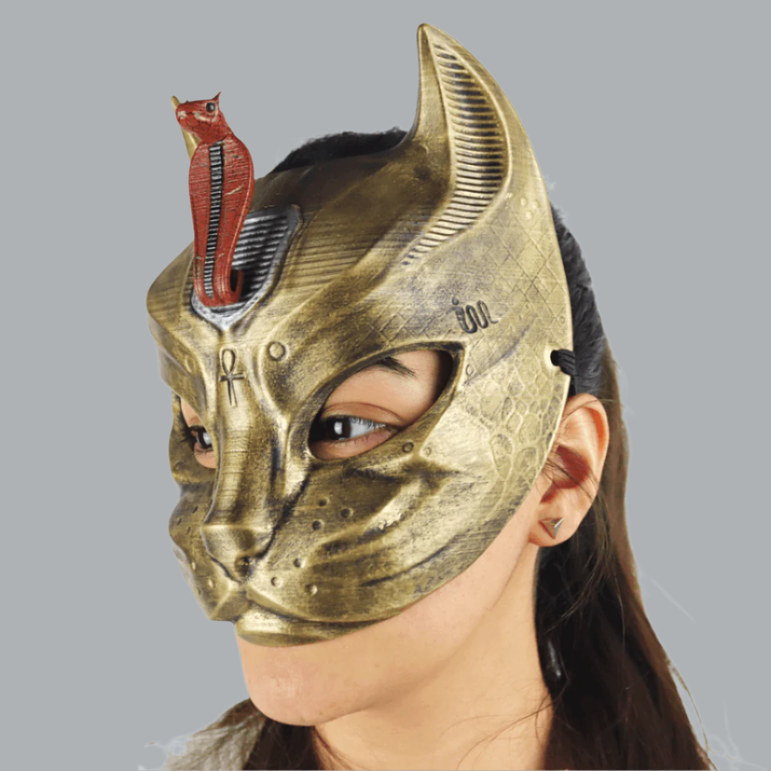 Space Armory Egyptian Cat Mask With Uraeus