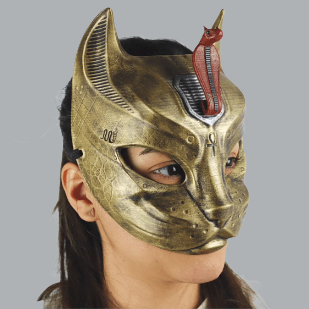 Space Armory Egyptian Cat Mask With Uraeus
