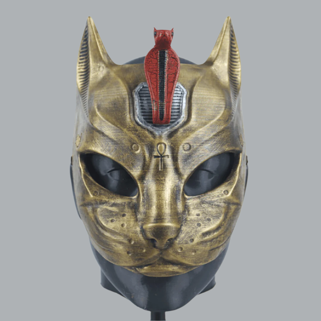 Space Armory Egyptian Cat Mask With Uraeus