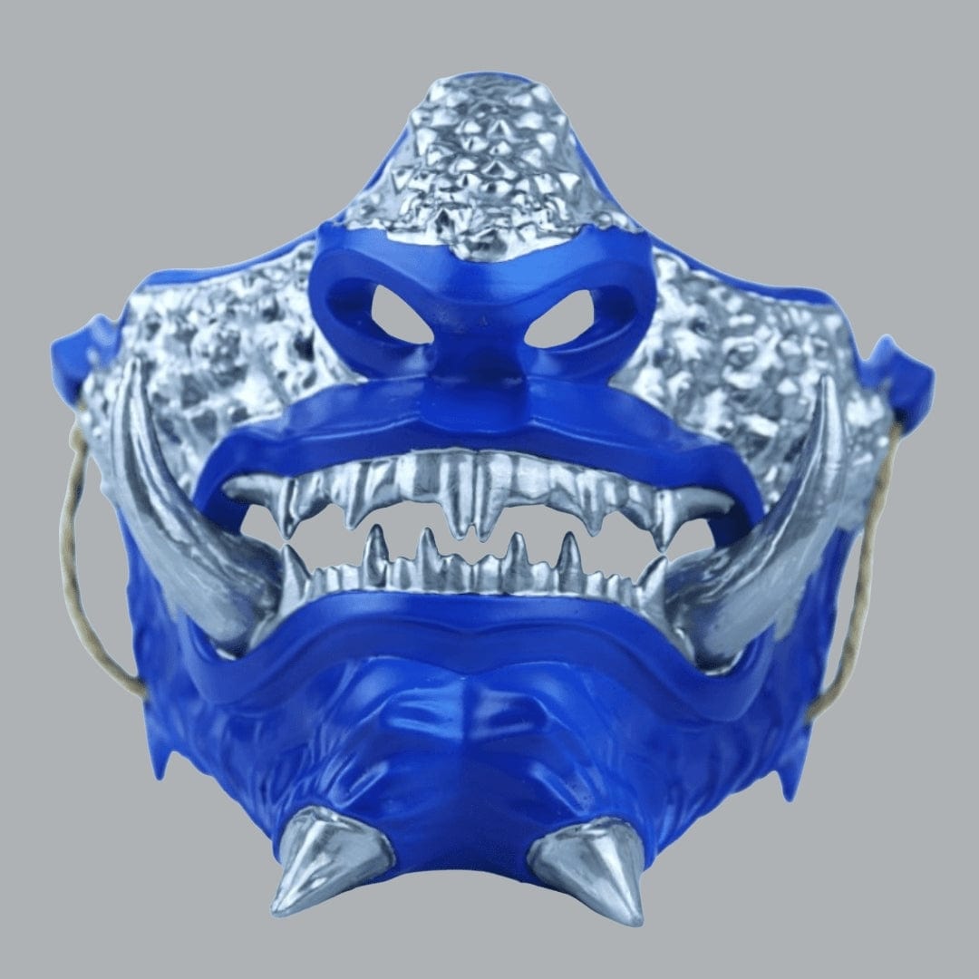 Space Armory Japanese Oni Mask - Blue Masks