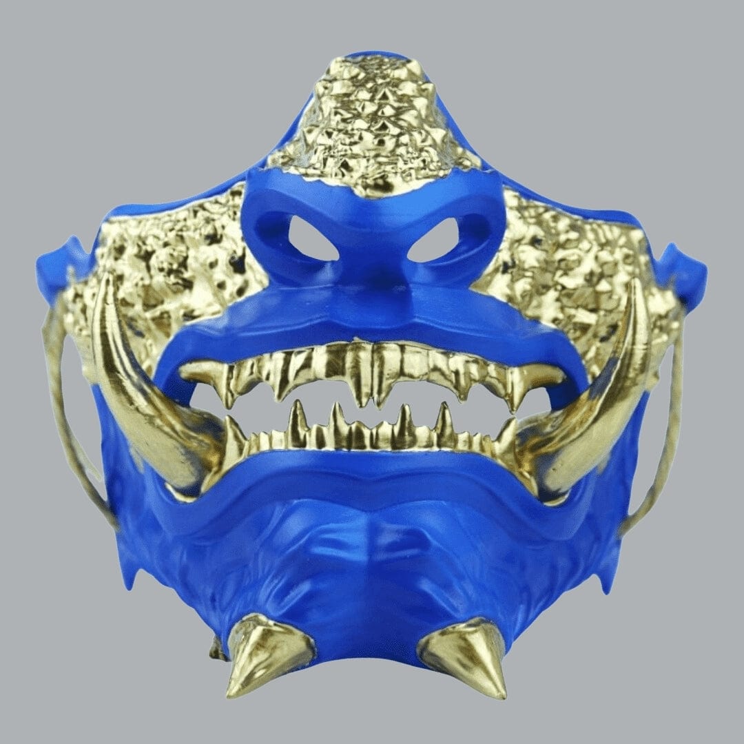 Space Armory Japanese Oni Mask - Blue Masks