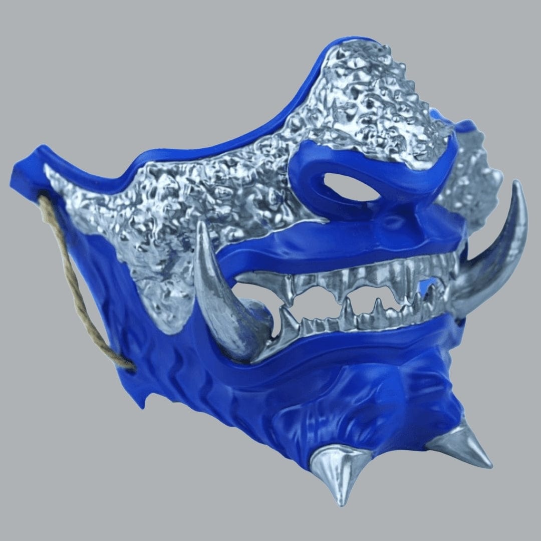 Space Armory Japanese Oni Mask - Blue Masks