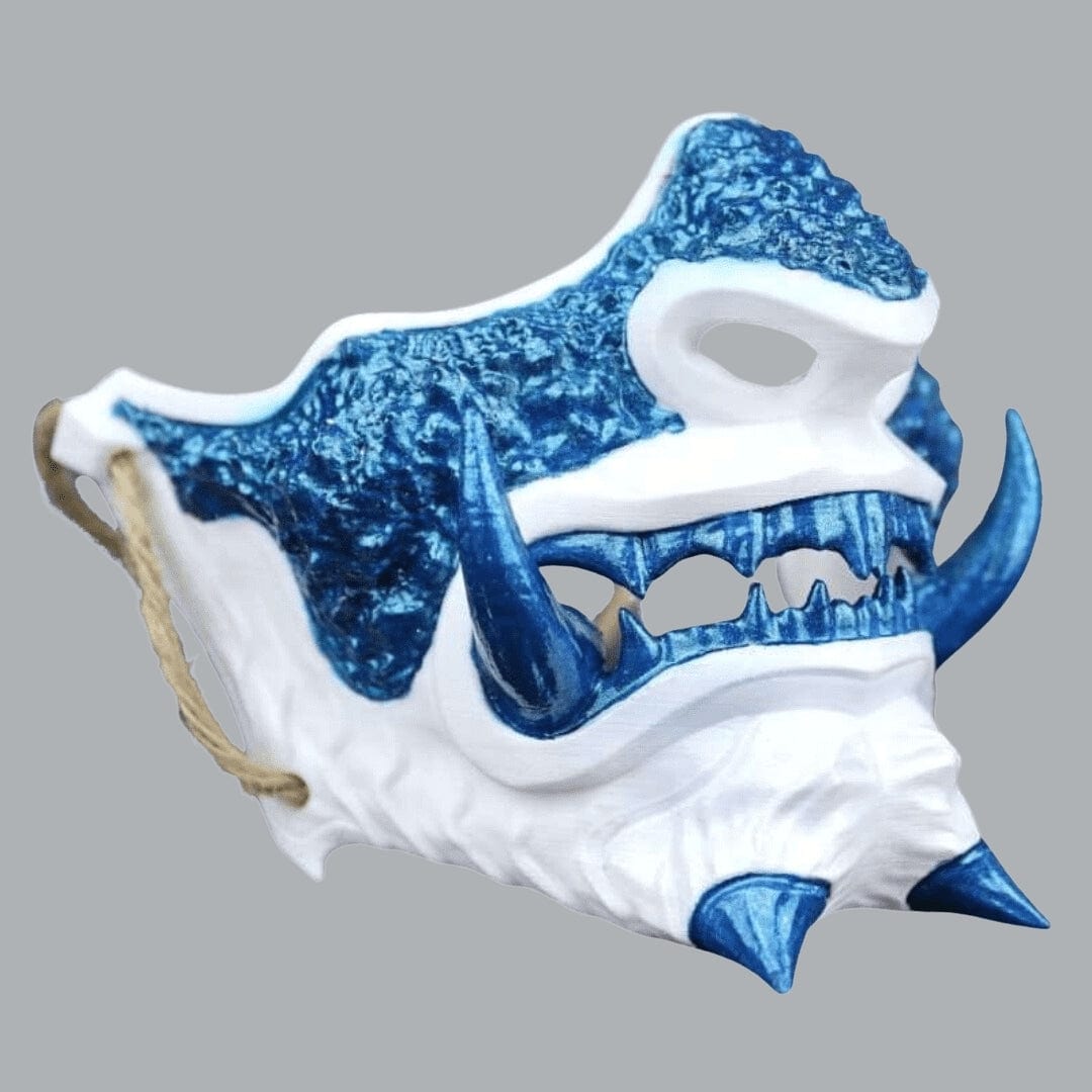 Space Armory Japanese Oni Mask - White Masks