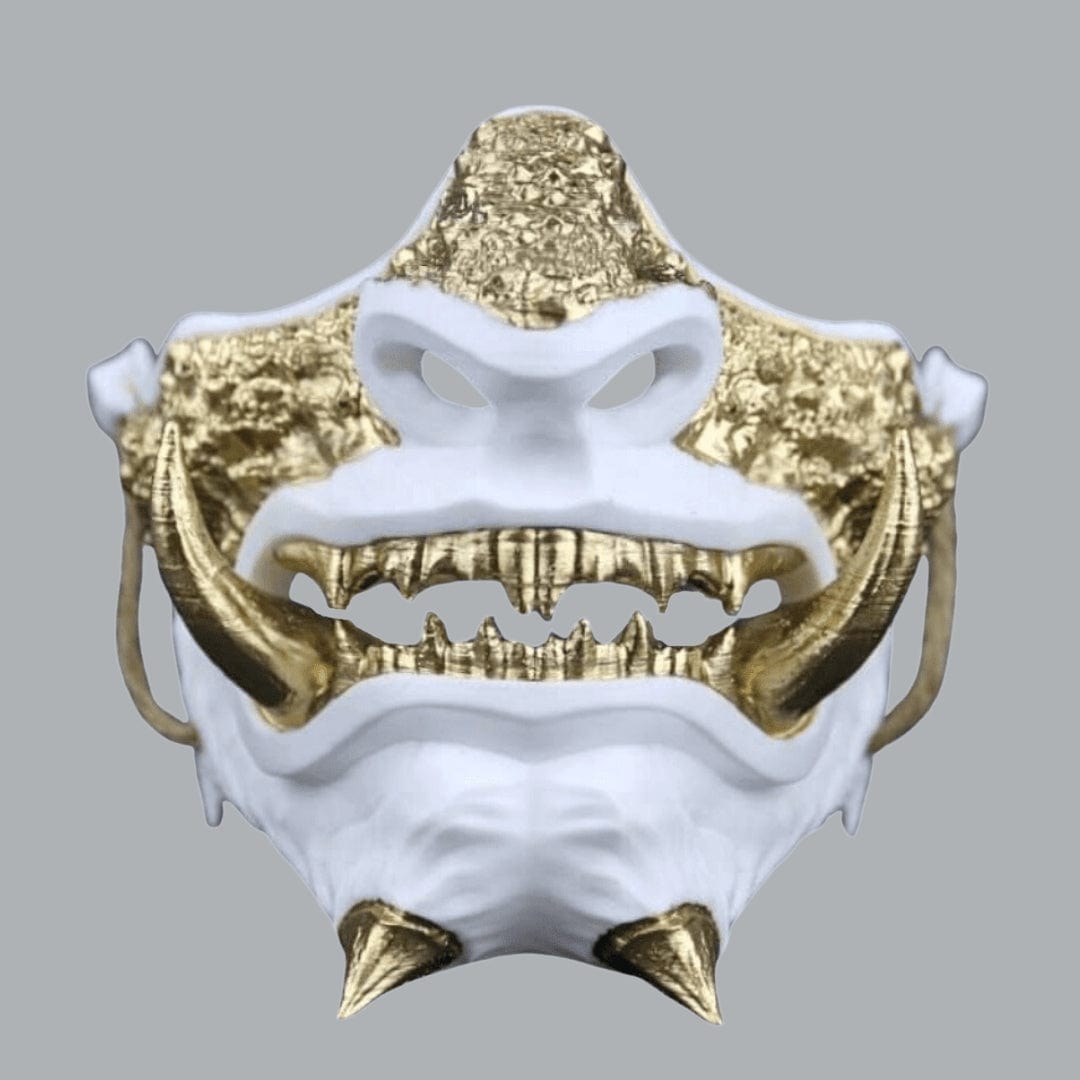 Space Armory Japanese Oni Mask - White Masks
