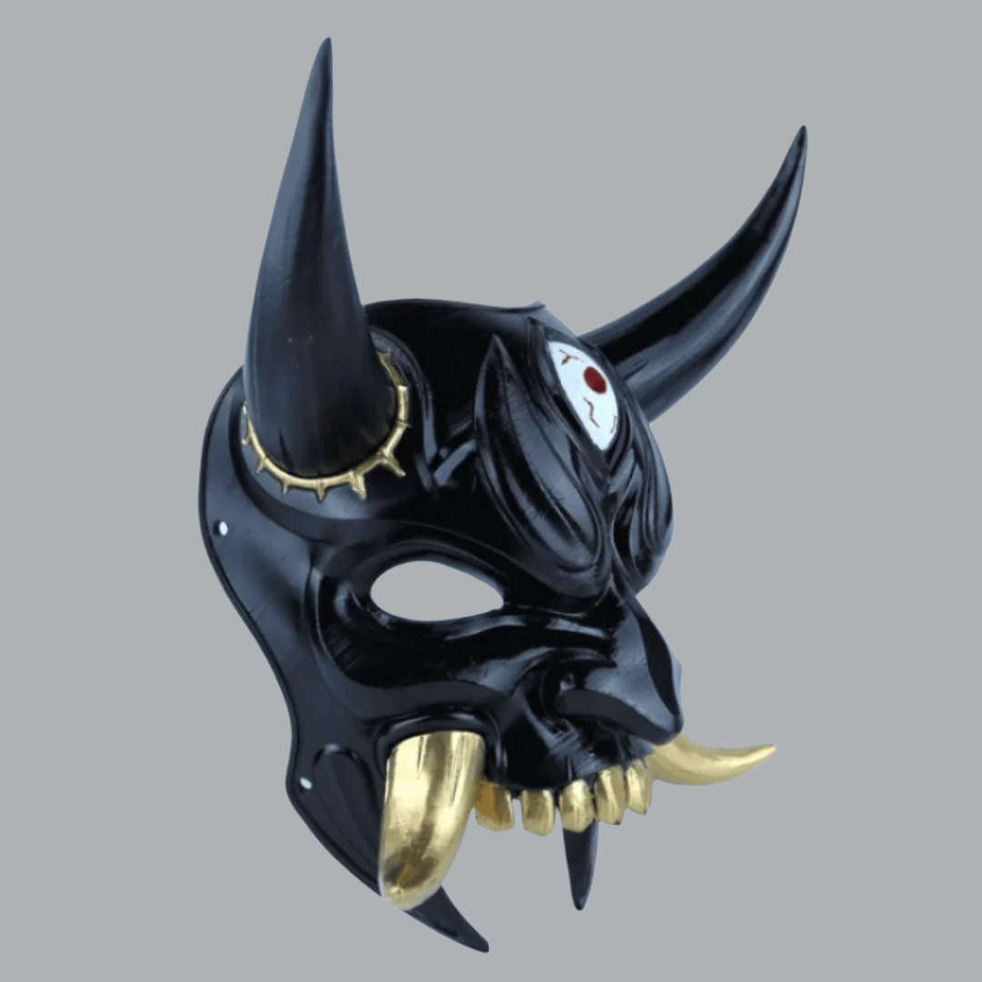 Space Armory Japanese Oni Mask With Horn