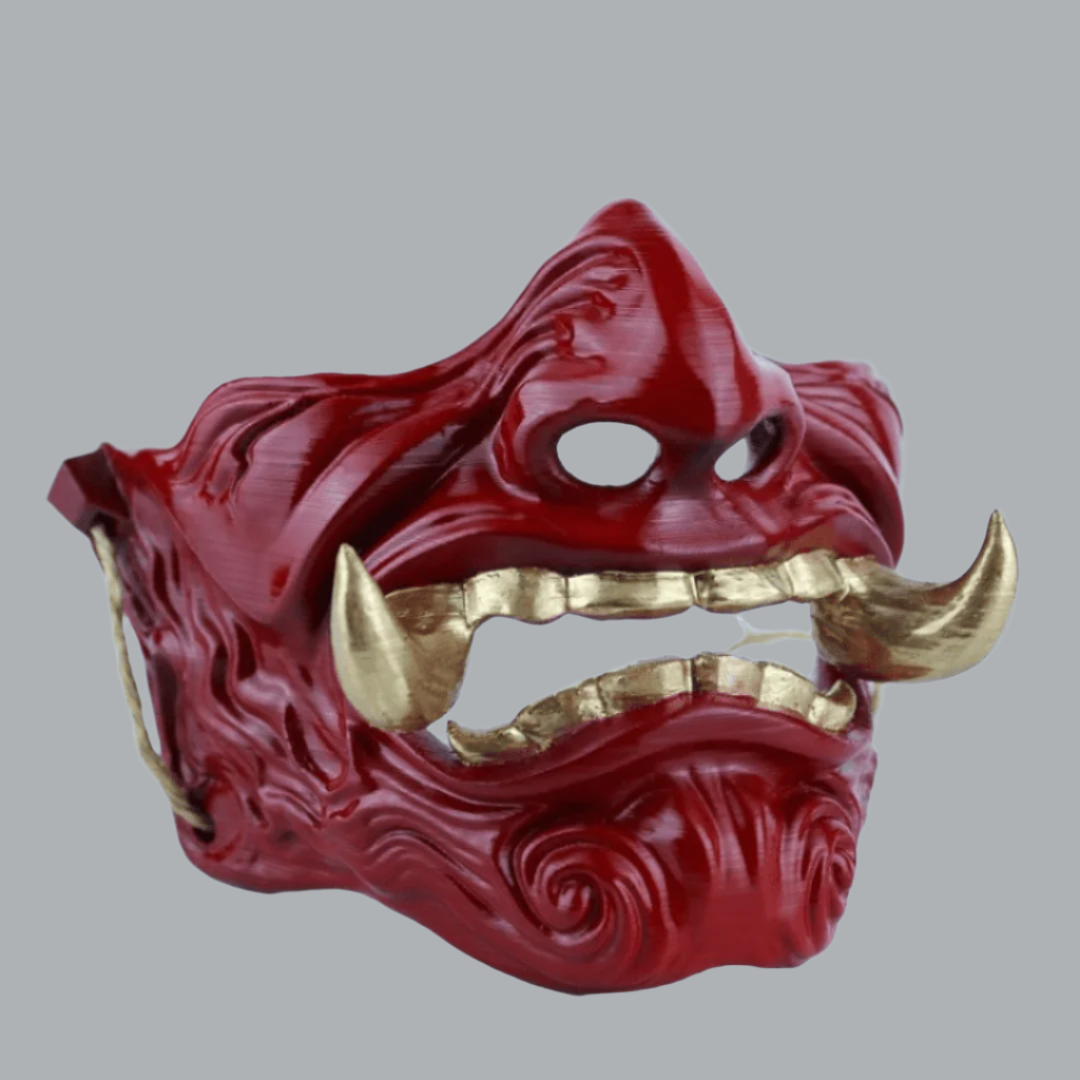 Space Armory Oni Mask Red