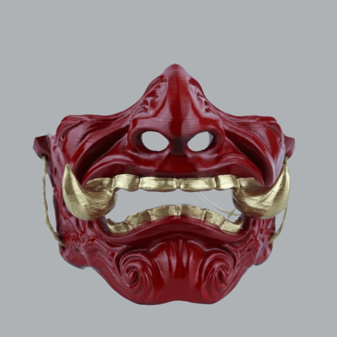 Space Armory Oni Mask Red