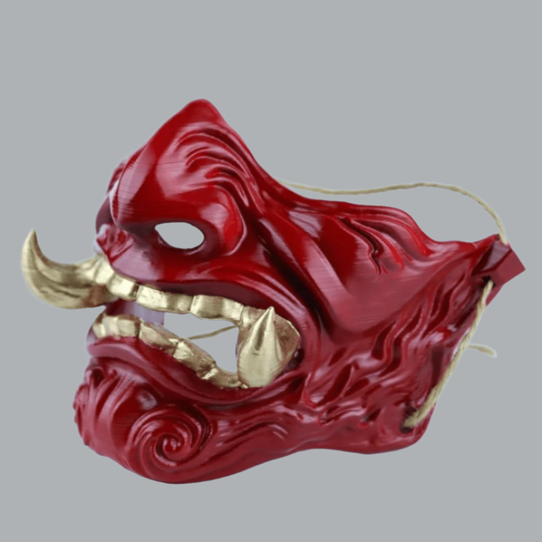 Space Armory Oni Mask Red