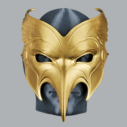 Space Armory Raven Mask - Full Gold Masks