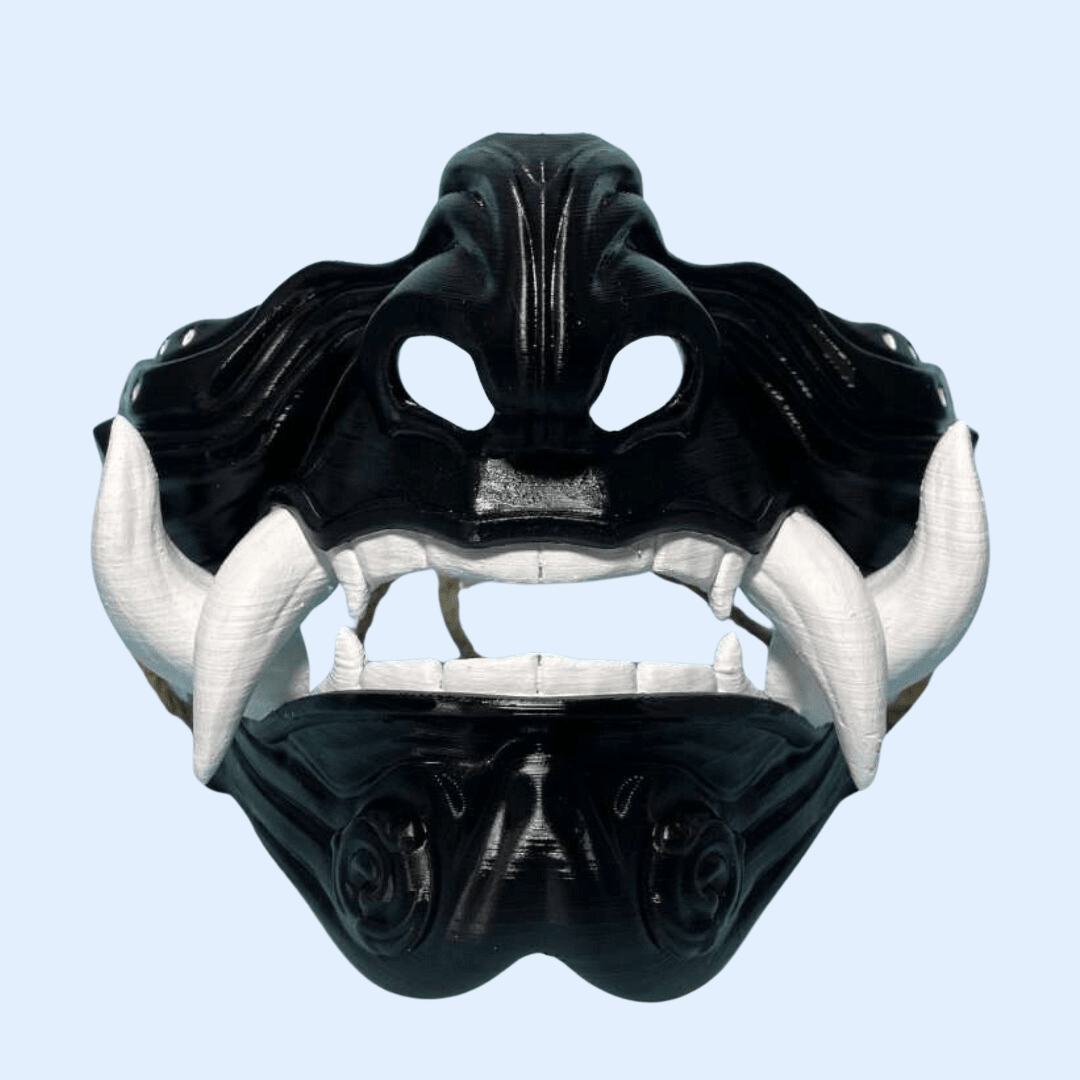 Space Armory Samurai Oni Mask Black