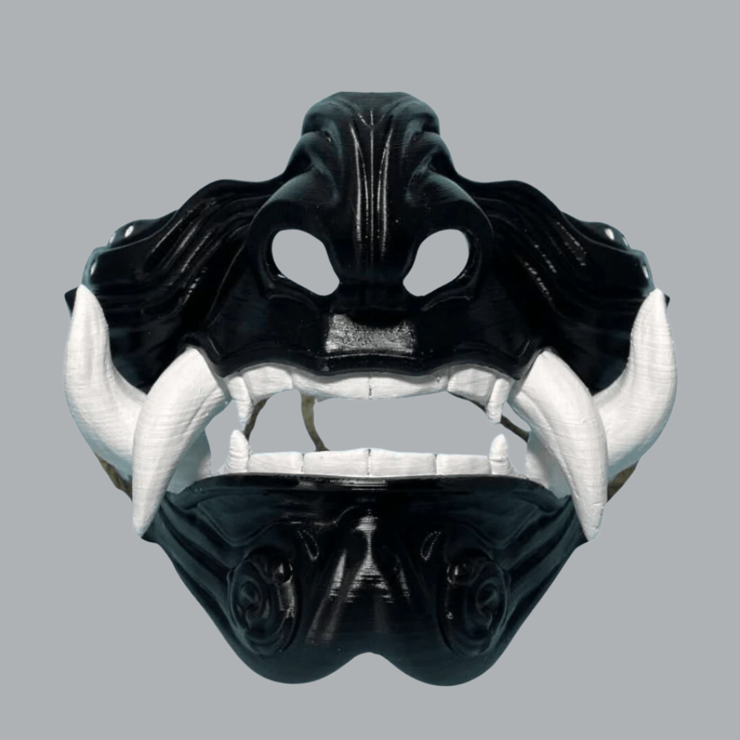 Space Armory Samurai Oni Mask Black