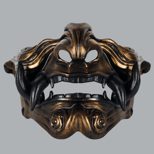 Space Armory Samurai Oni Mask - Bronze/Black Masks