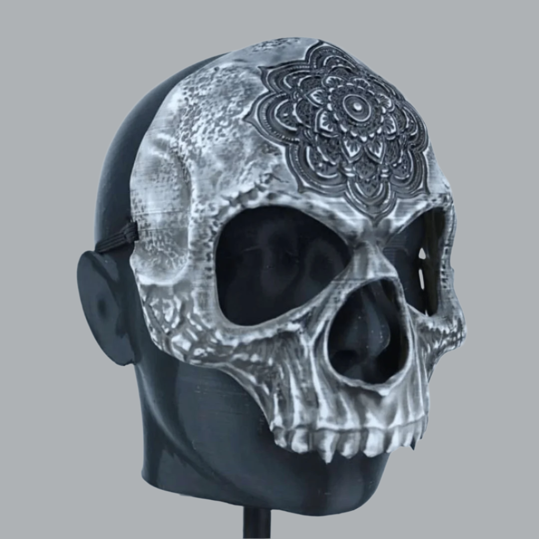 Space Armory Sugar Mandala Skull Skeleton Mask