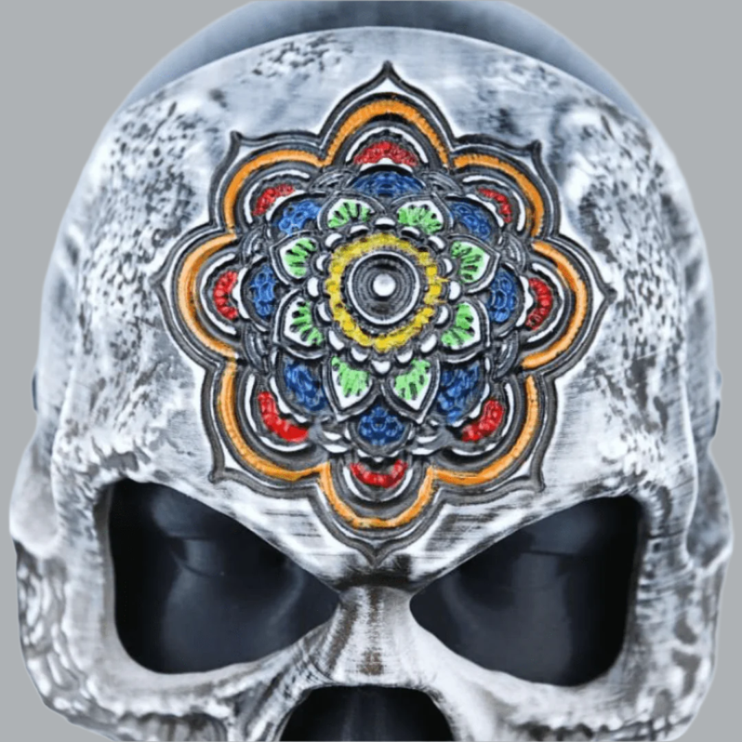 Space Armory Sugar Mandala Skull Skeleton Mask