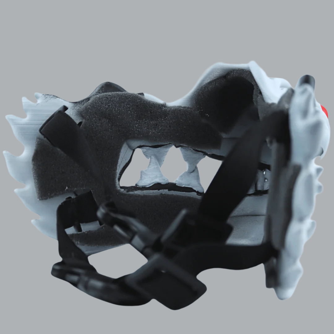 Space Armory Wolf Snarling Animal Face Mask Mightyena Colors