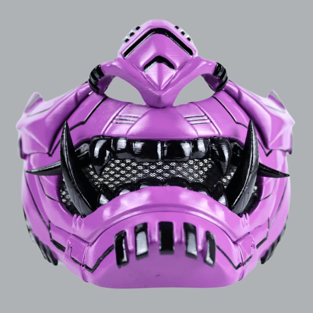 SpaceArmory Cyber Oni Mask Purple Masks