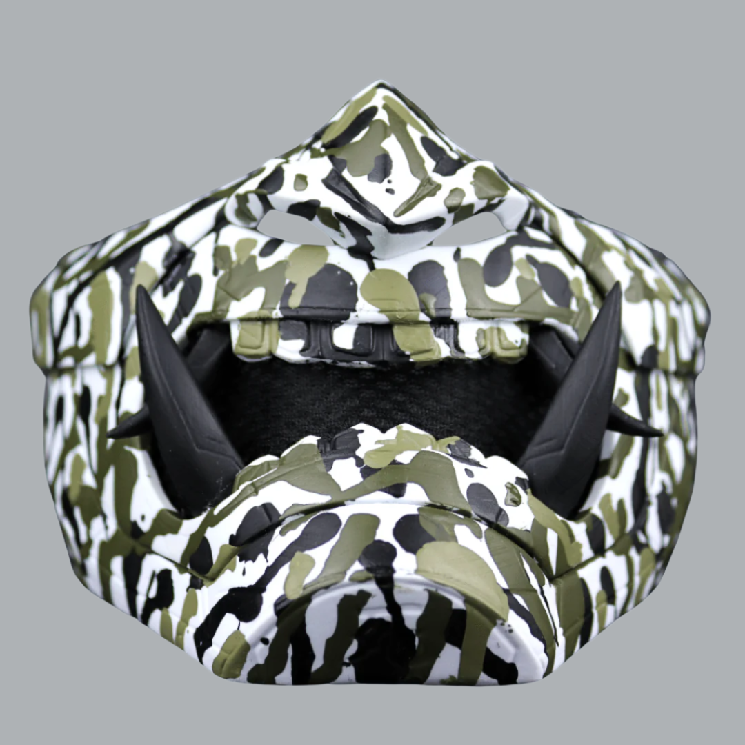 SpaceArmory Cyberpunk Oni Mask Camouflage