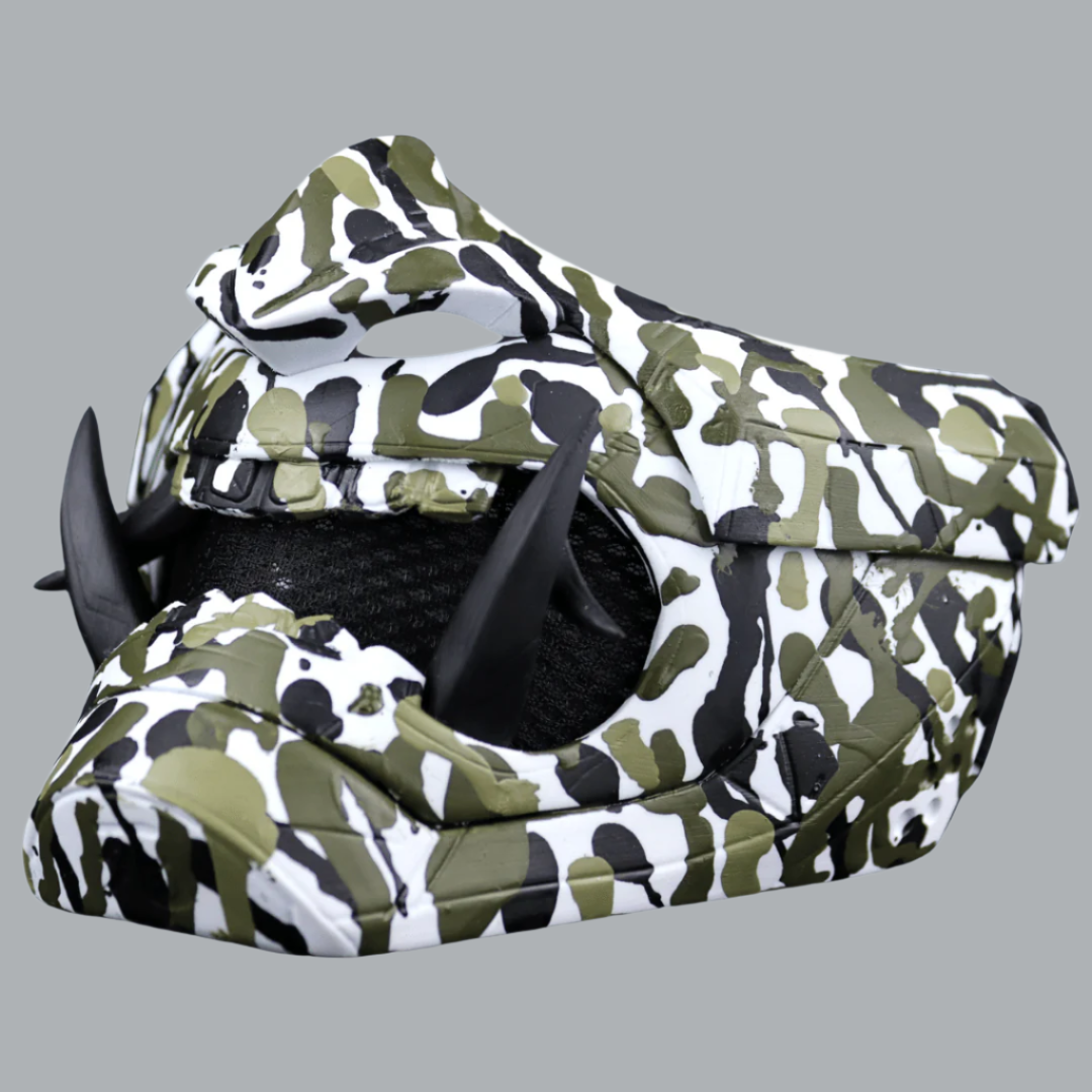 SpaceArmory Cyberpunk Oni Mask Camouflage
