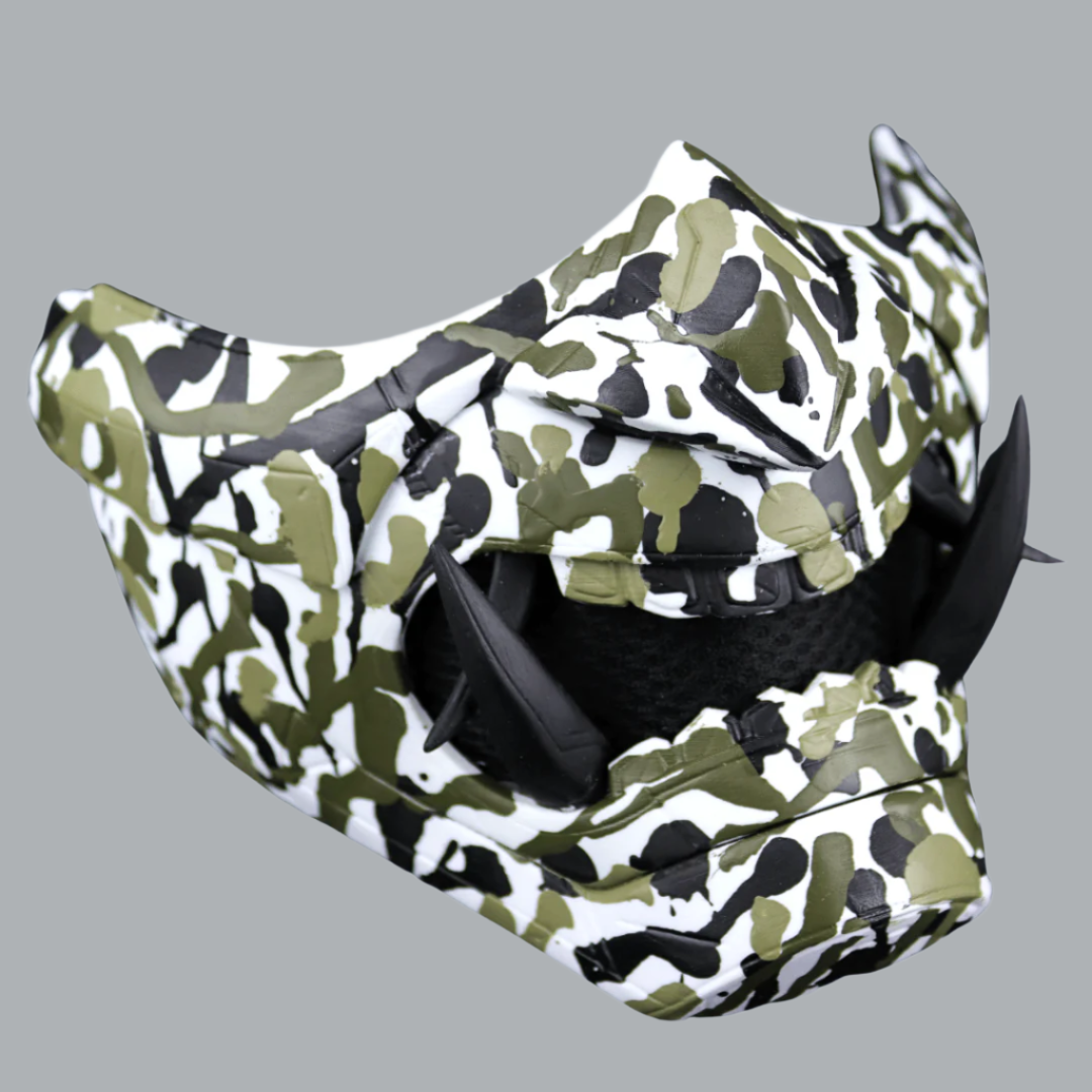 SpaceArmory Cyberpunk Oni Mask Camouflage