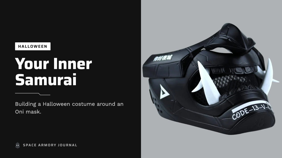 Halloween Oni mask costume – Space Armory Journal
