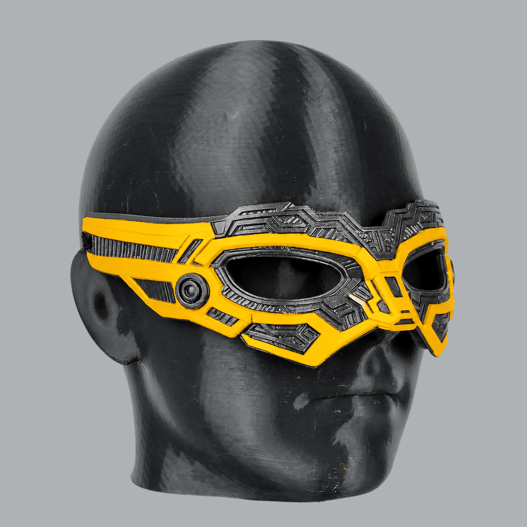 Space Armory Cyborg Eyes Mask — Graphite / Yellow Masks