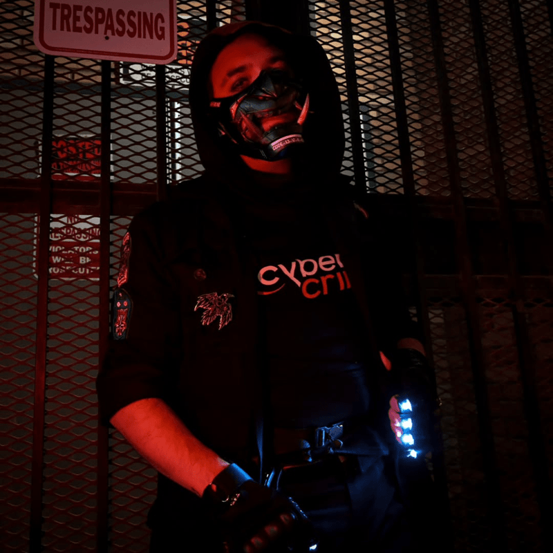 Space Armory mask worn by @sneakernetmusic