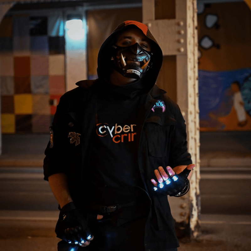 Space Armory mask worn by @sneakernetmusic