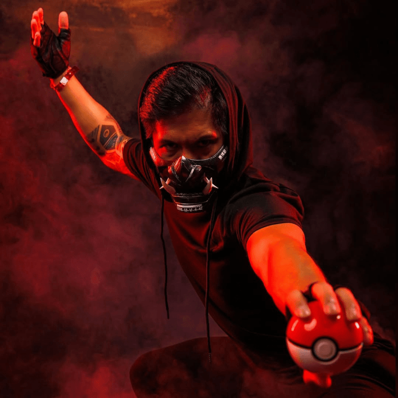 Space Armory mask worn by @airikjonuhkey