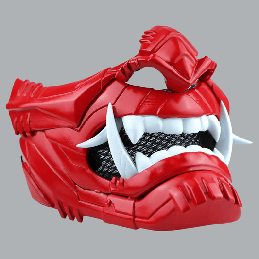 Space Armory Cyber Oni Mask - Fire Red Masks