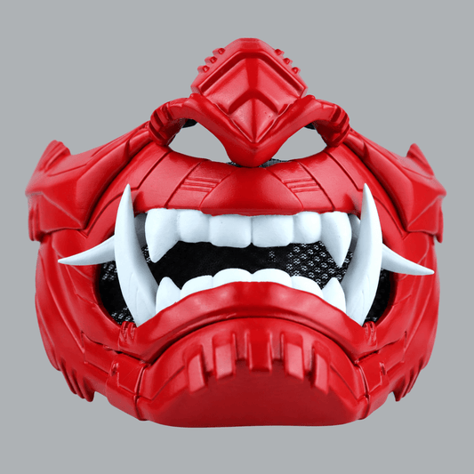 Space Armory Cyber Oni Mask - Fire Red Masks