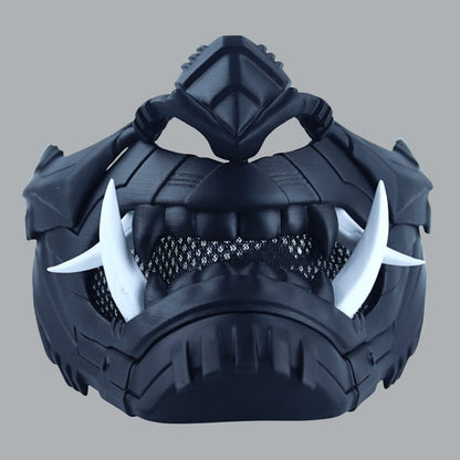 Space Armory Cyber Oni Mask - Matte Black Masks