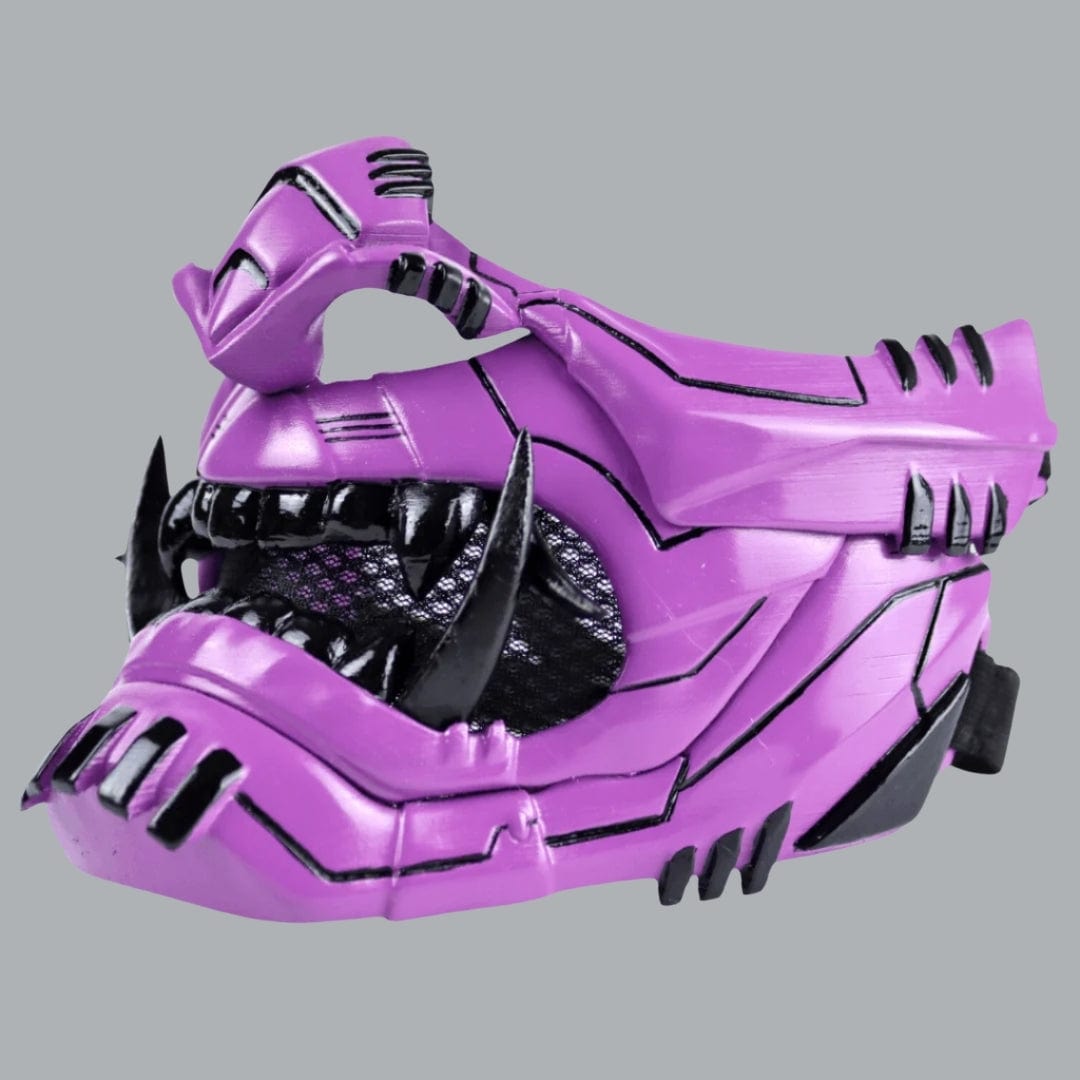 Space Armory Cyber Oni Mask - Purple Masks