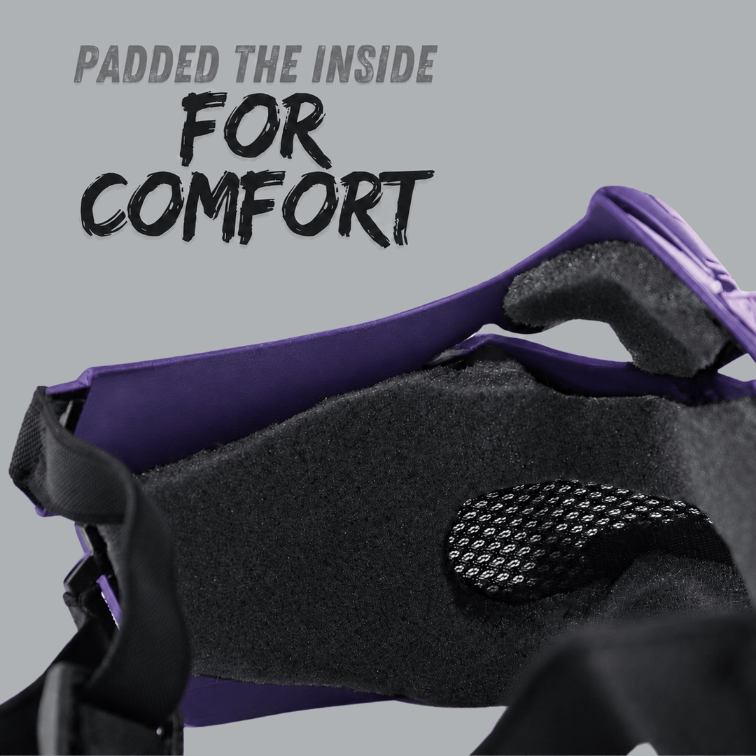 Space Armory Cyber Oni Mask - Royal Purple / Lavender Masks