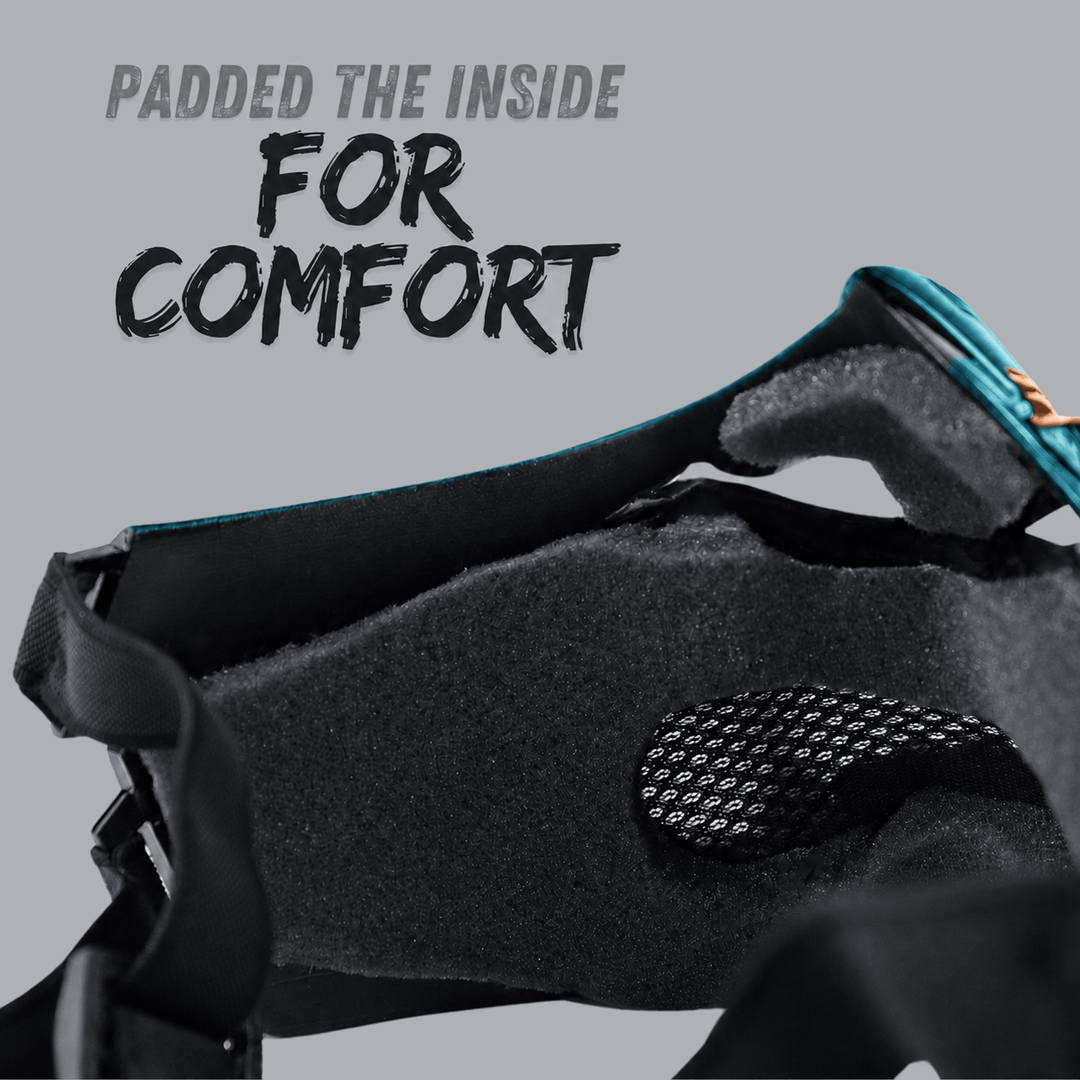 Space Armory Cyber Oni Mask - Teal / Copper Masks