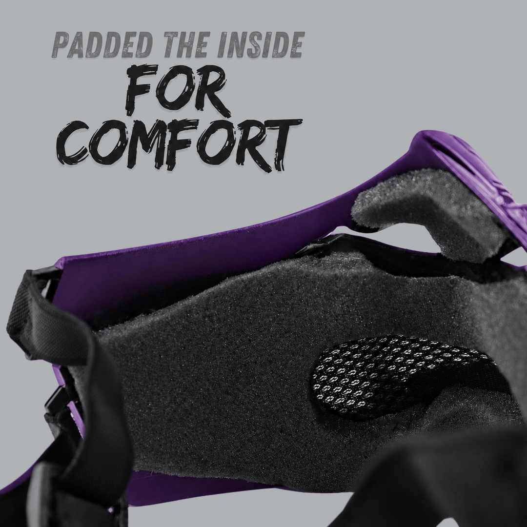 Space Armory Cyber Oni Mask - Violet / Orange Masks