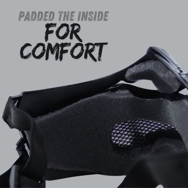 Padded inside of a Space Armory mask for comfort