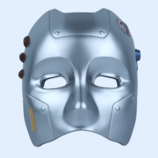 Space Armory Cyborg Android Robot Mask Matte Silver