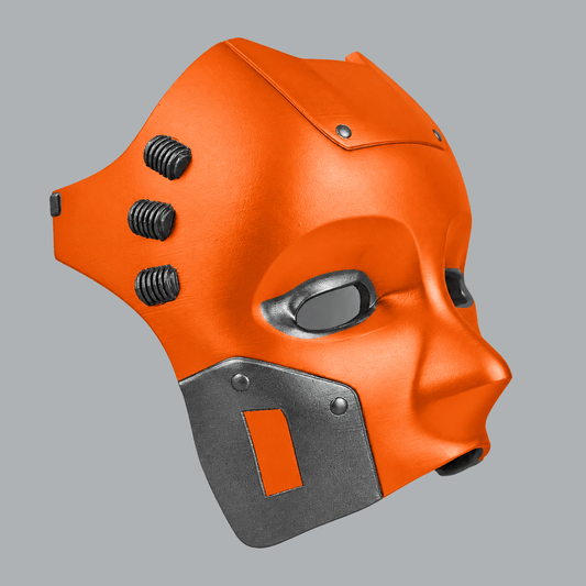 Space Armory Cyborg Android Robot Mask - Orange / Graphite Masks