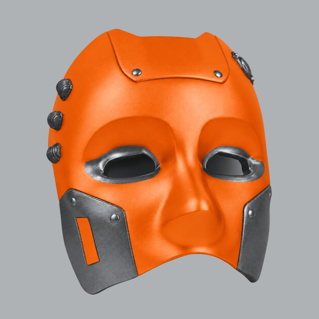 Space Armory Cyborg Android Robot Mask - Orange / Graphite Masks